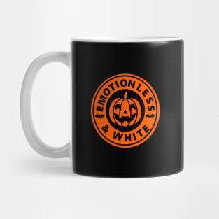 Emotionless and White Orange Mug